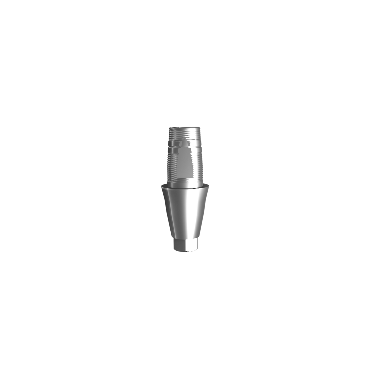 Titanium base, GeoMedi compatible, ⌀ 4,5/5,0 (H 3,0 mm) for single.