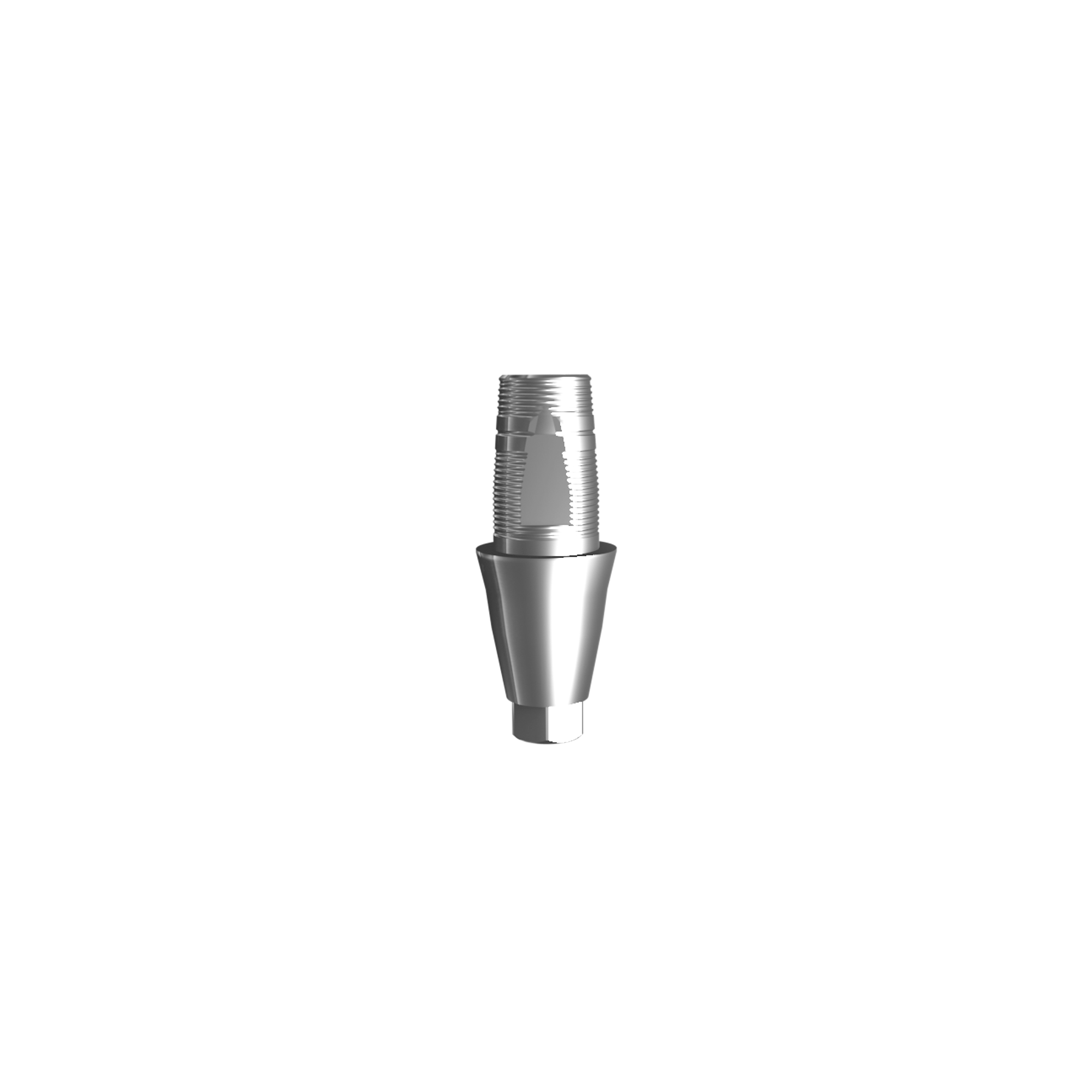 Titanium base, GeoMedi compatible, ⌀ 4,5/5,0 (H 3,0 mm) for single.