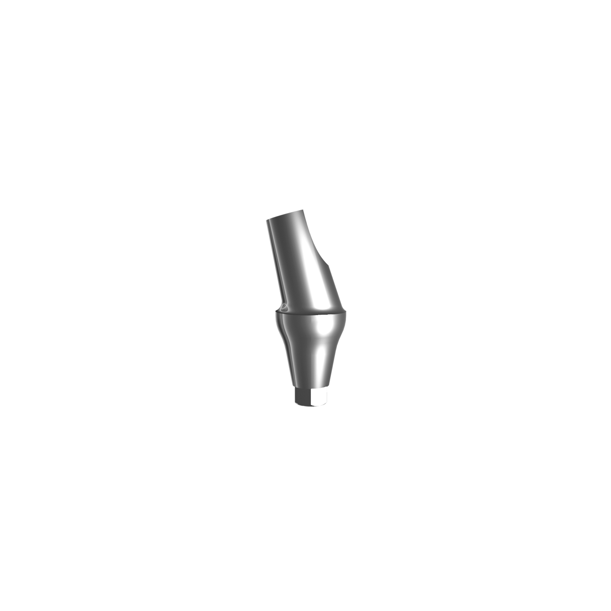 Titanium angled abutment 15°, ⌀ 4,5/5,0 (H 3.0 mm).