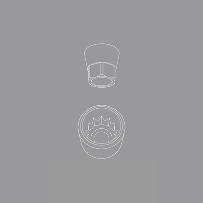 Multi-unit angled abutment ⌀ 4,5/5,0, 17° (H 3,5 mm).