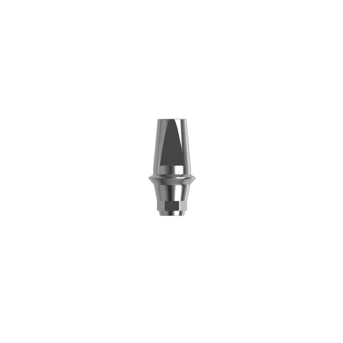 Titanium straight abutment (H 1.0 mm).