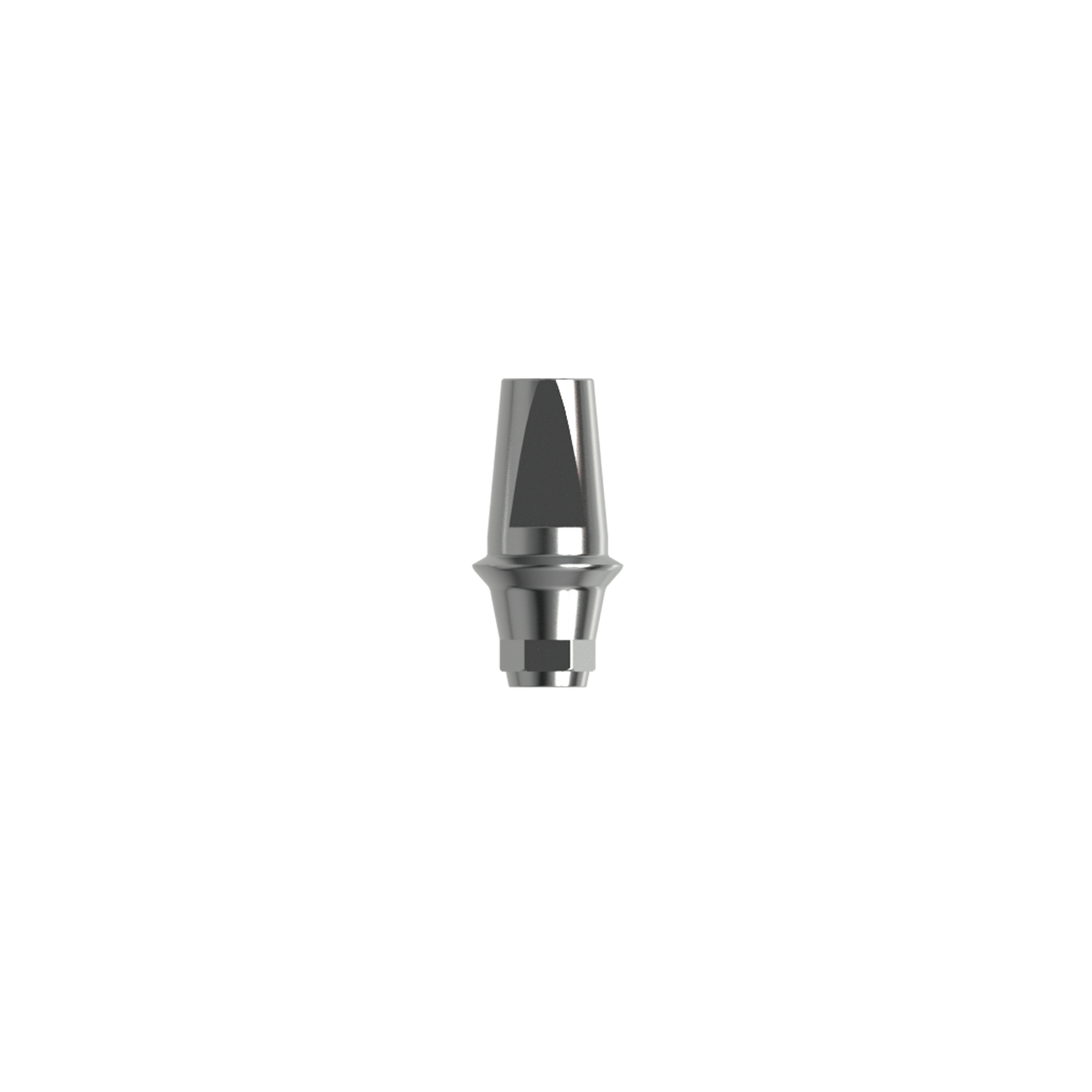 Titanium straight abutment (H 1.0 mm).