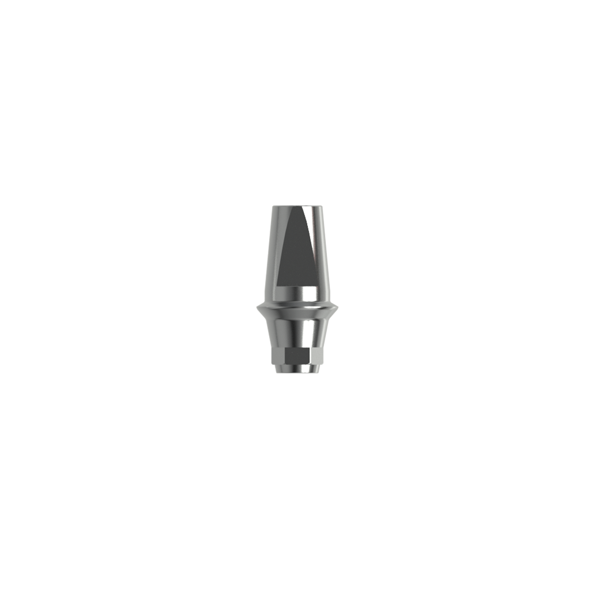 Titanium straight abutment (H 1.0 mm).