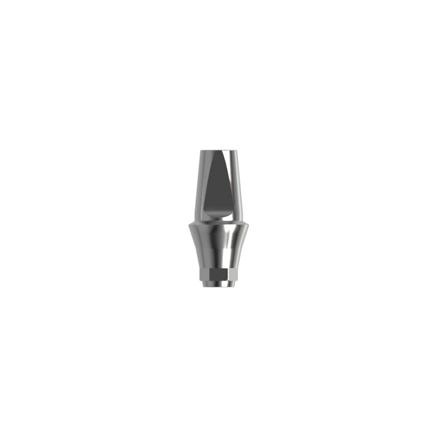 Titanium straight abutment (H 2.0 mm).