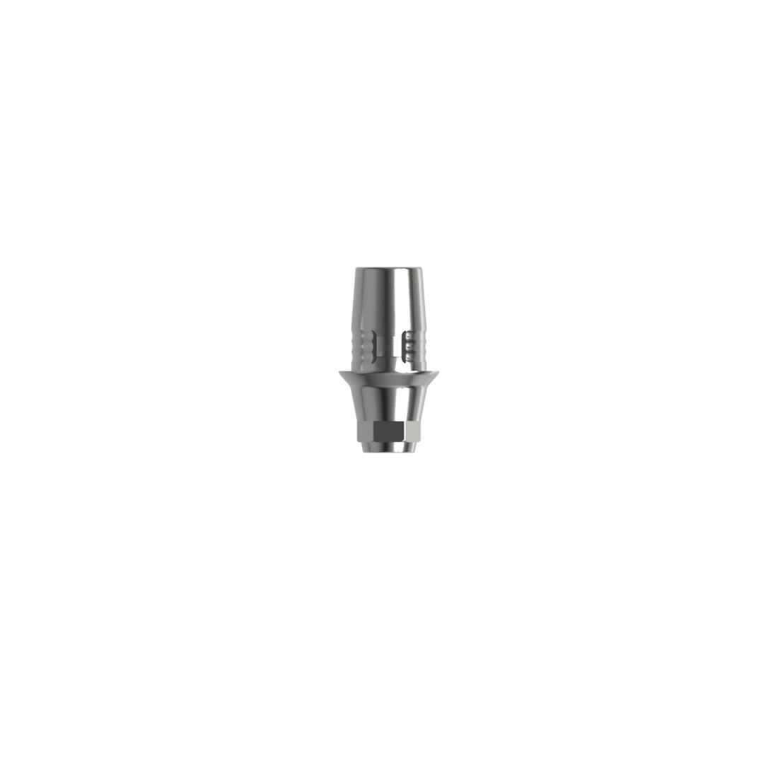 Titanium base, Cerec compatible (H 1.0 mm) for single.