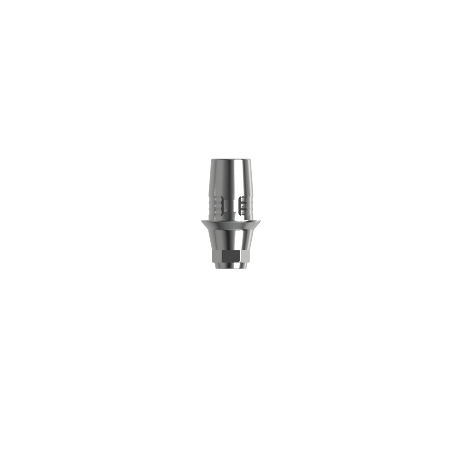 Titanium base, Cerec compatible (H 1.0 mm) for single.