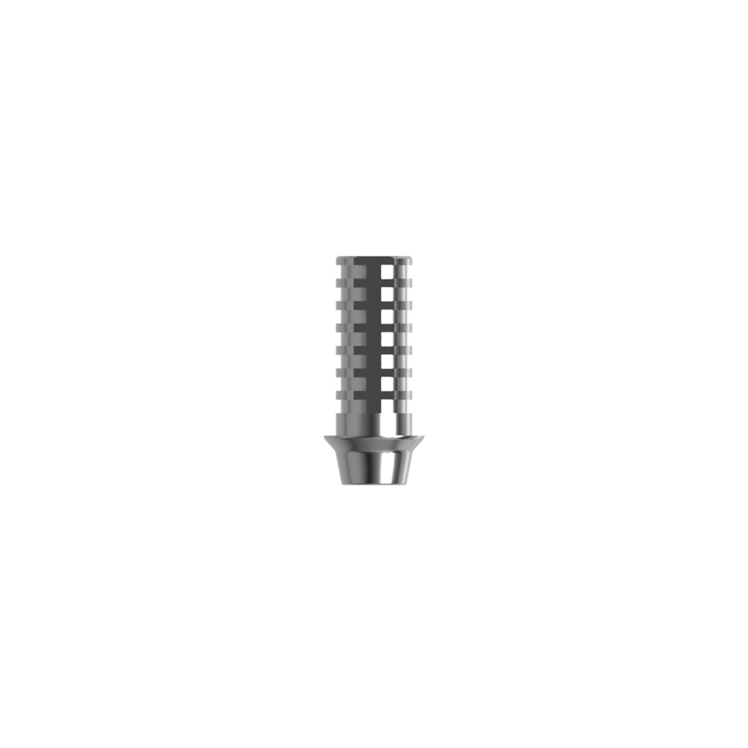 Temporary abutment (H 1.0 mm) for bridge.