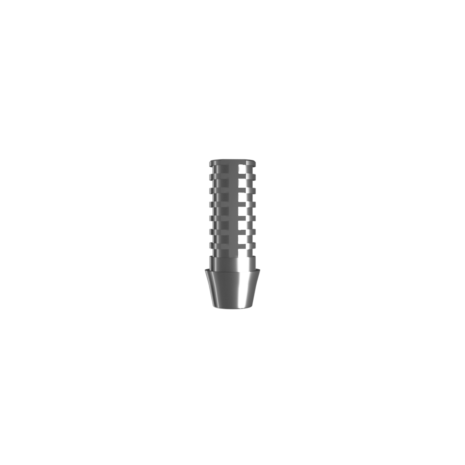Temporary abutment (H 1.5 mm) for bridge.