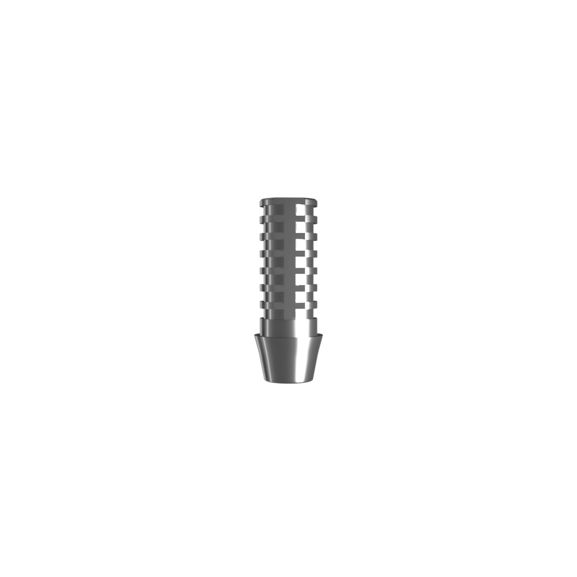 Temporary abutment (H 1.5 mm) for bridge.