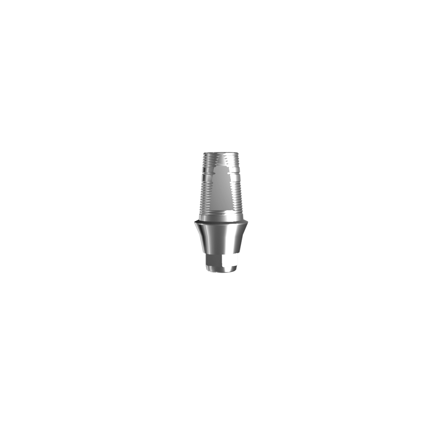 Titanium base, GeoMedi compatible (H 1.3 mm) for single