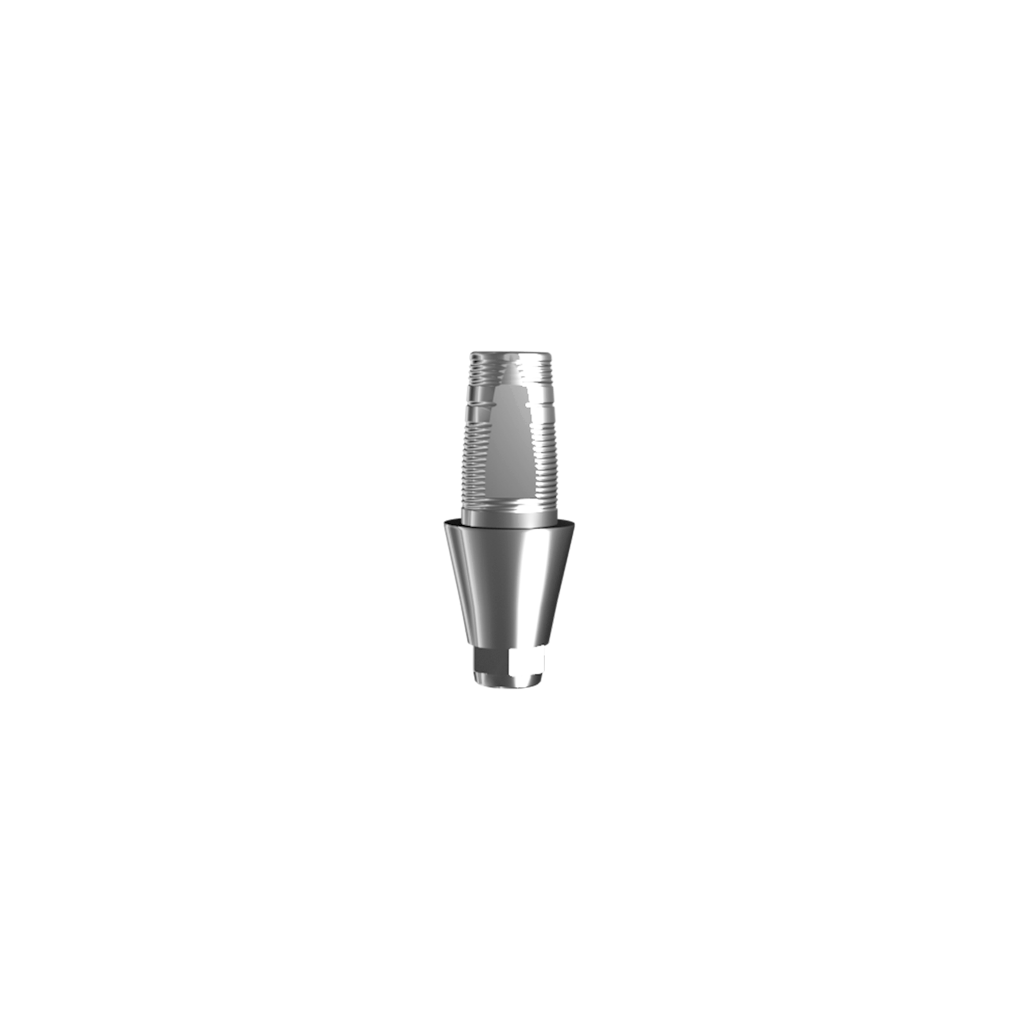 Titanium base, GeoMedi compatible (H 2.0 mm) for single