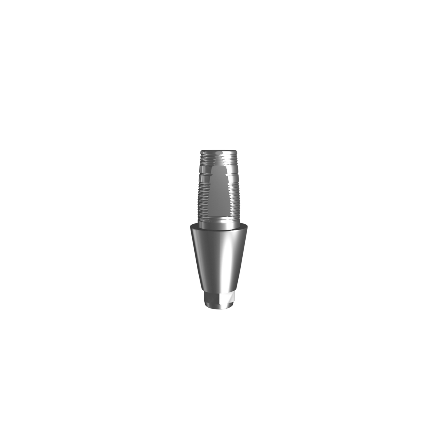Titanium base, GeoMedi compatible (H 4.0 mm) for single