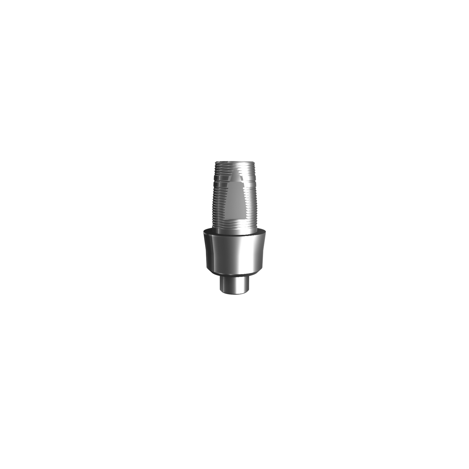 Titanium base, GeoMedi compatible, WP (H 3,0 mm) for bridge.