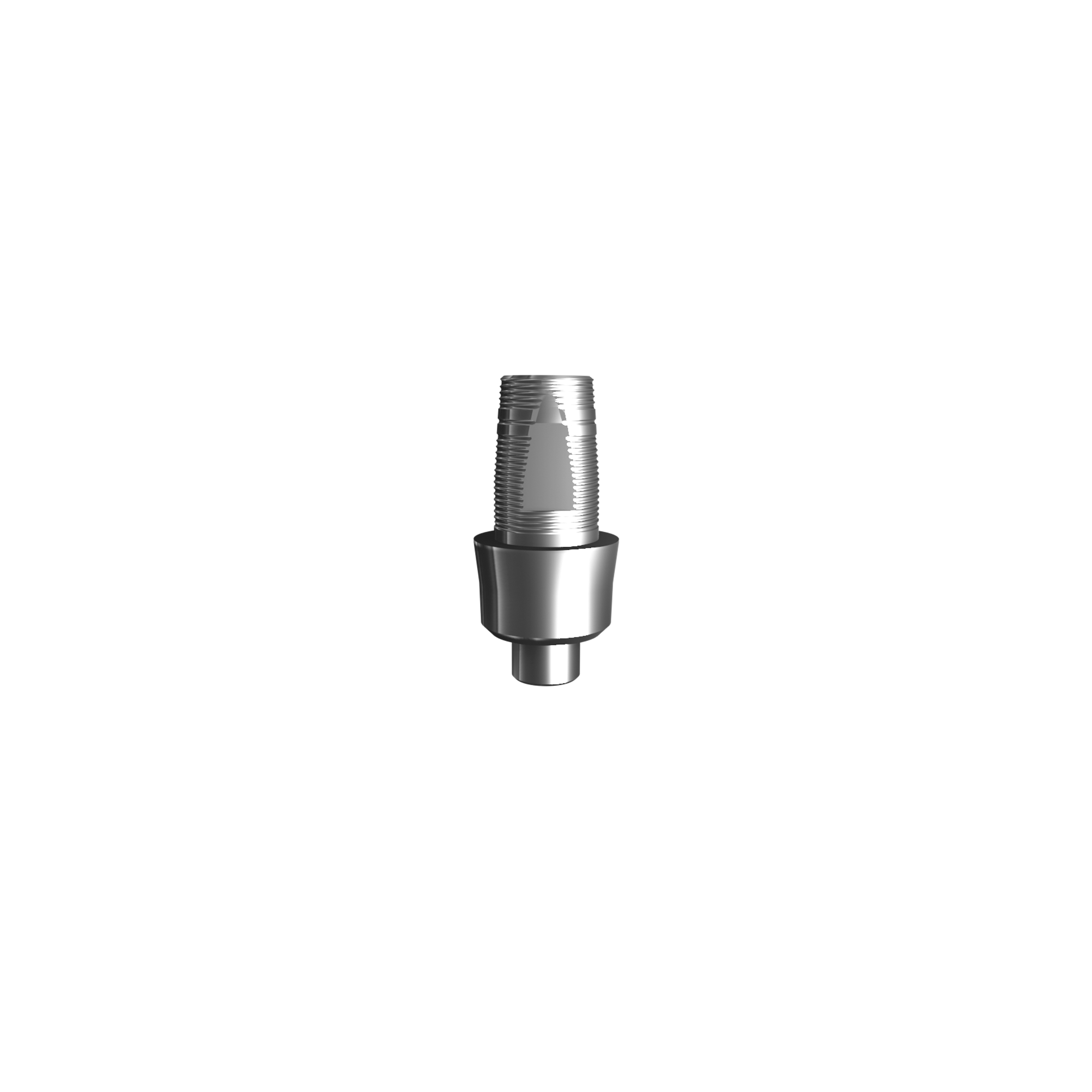 Titanium base, GeoMedi compatible, WP (H 3,0 mm) for bridge.