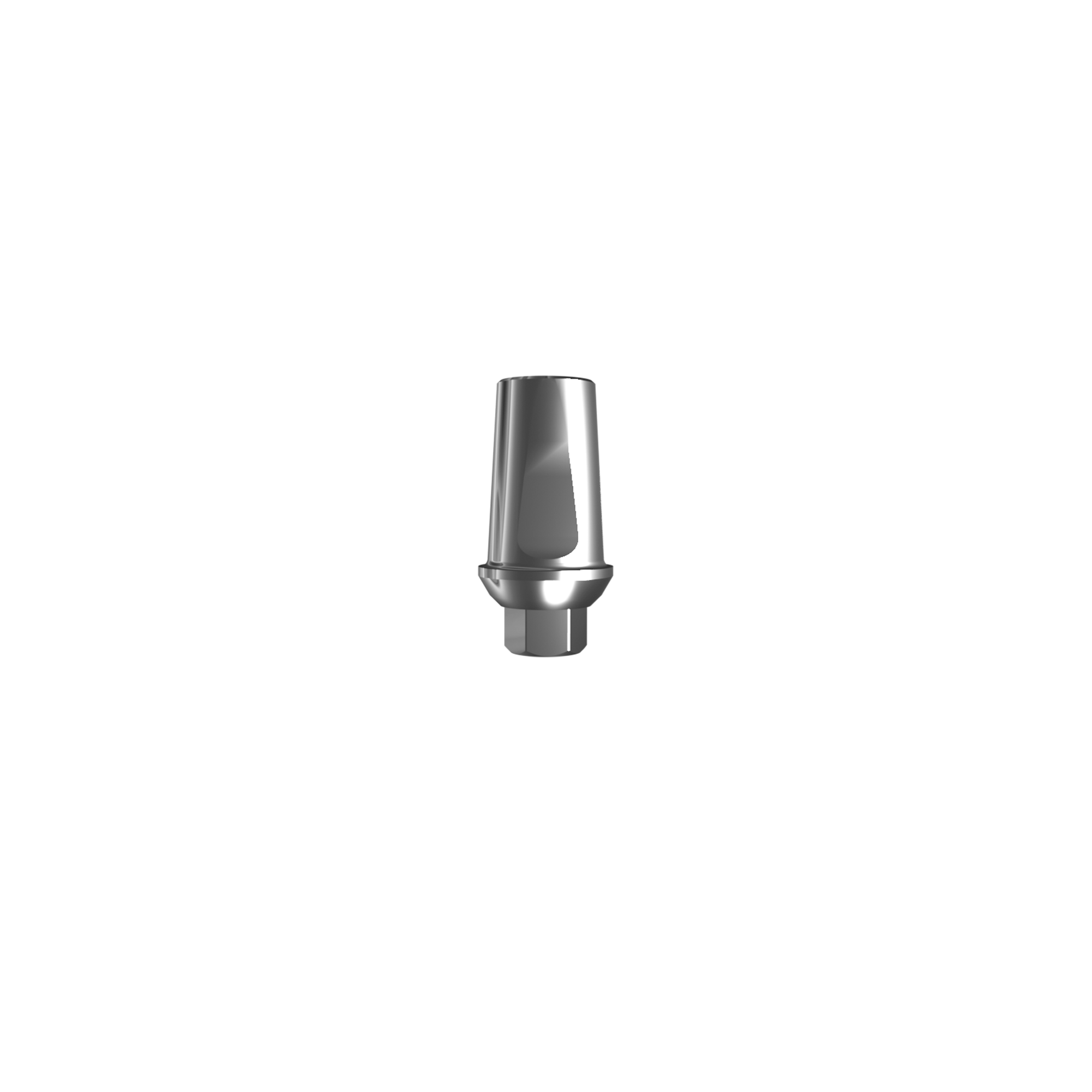 Titanium straight abutment, SP (H 1.0 mm).