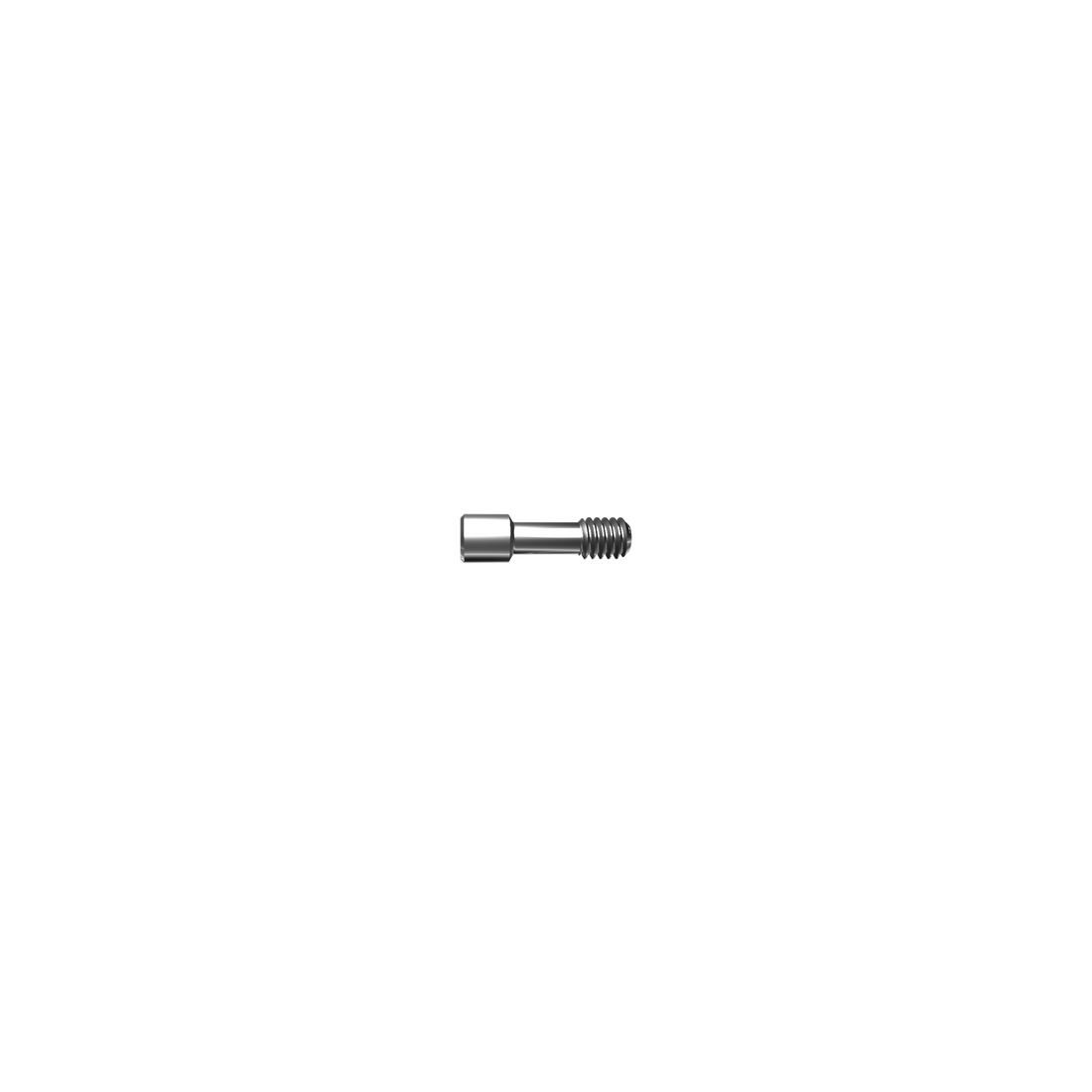 Screw for multi-unit angled  with internal thread