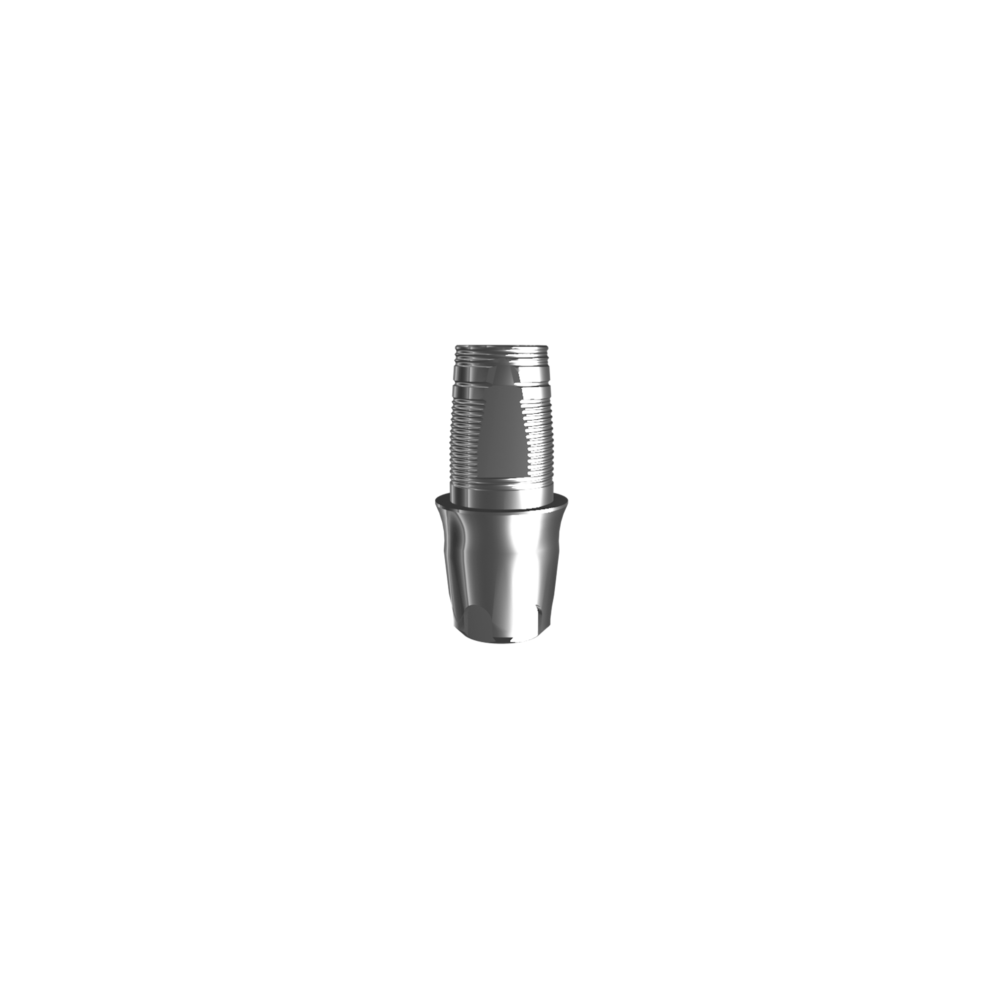 Titanium base, GeoMedi compatible, WP (H 2.0 mm) for single.