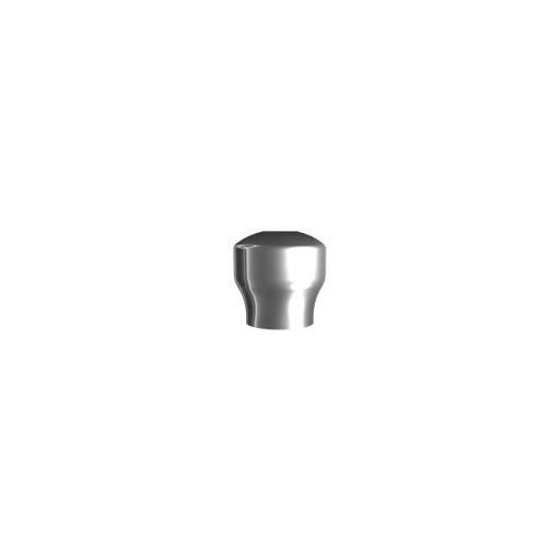 Healing abutment NBL anatomical (H 6 mm).