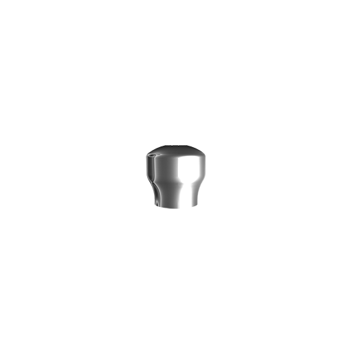 Healing abutment STR anatomical (H 6 mm).