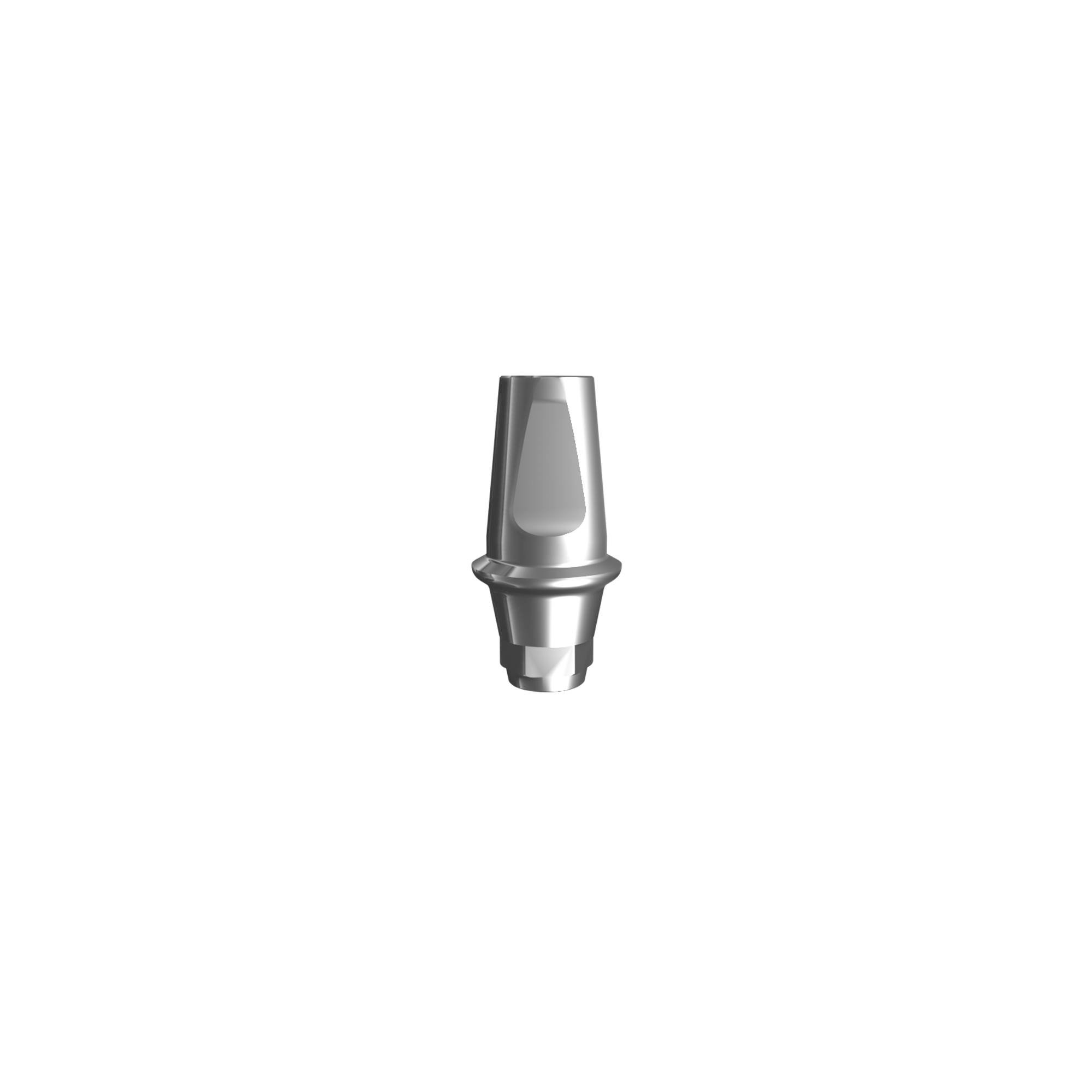 Titanium straight abutment (H 1.0 mm).