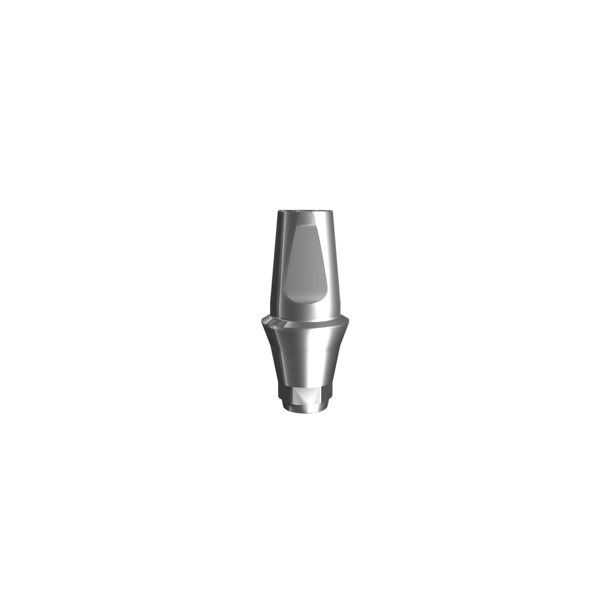 Titanium straight abutment (H 2.0 mm).