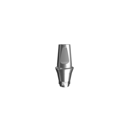 Titanium straight abutment (H 2.0 mm).
