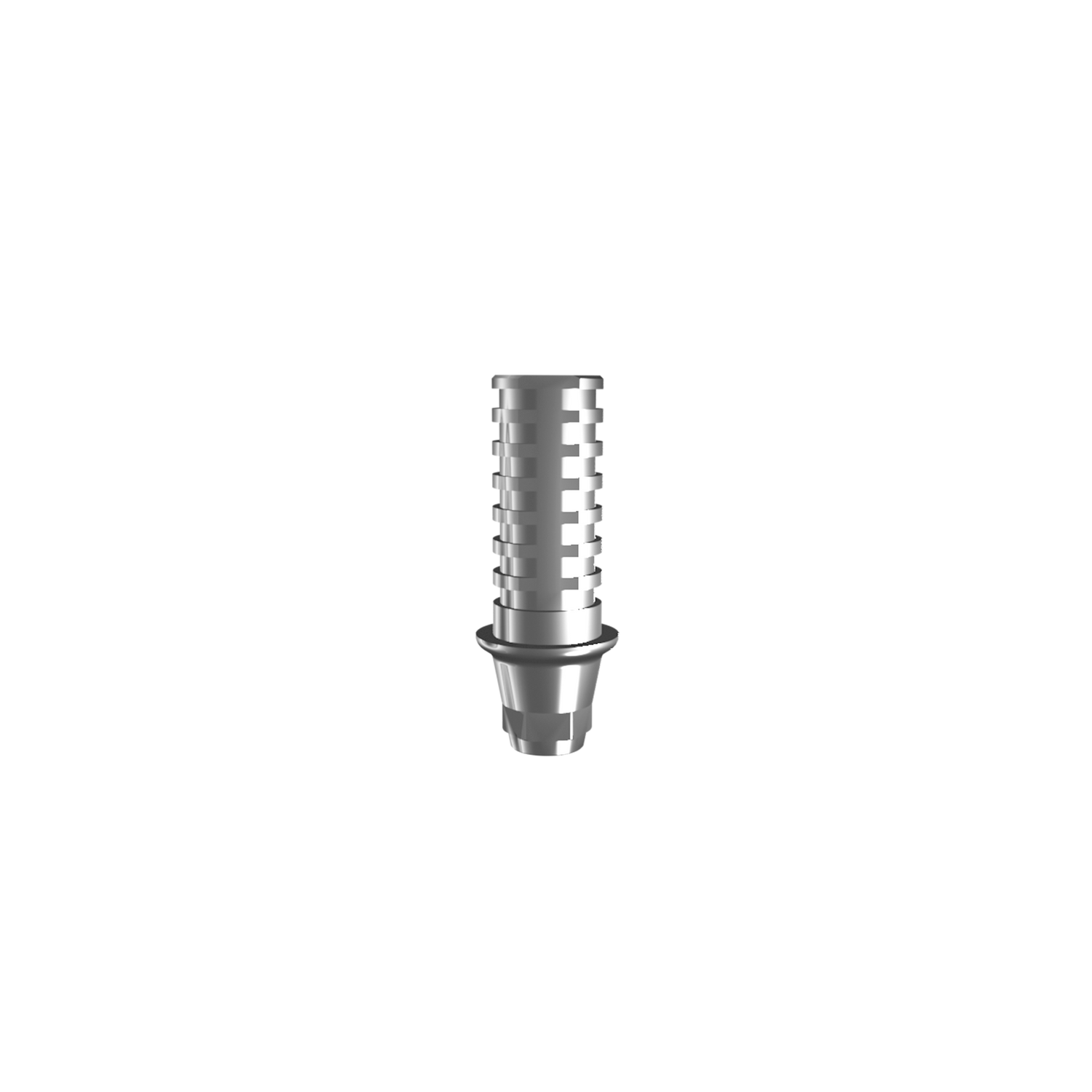 Temporary abutment for single (H 1.0 mm).