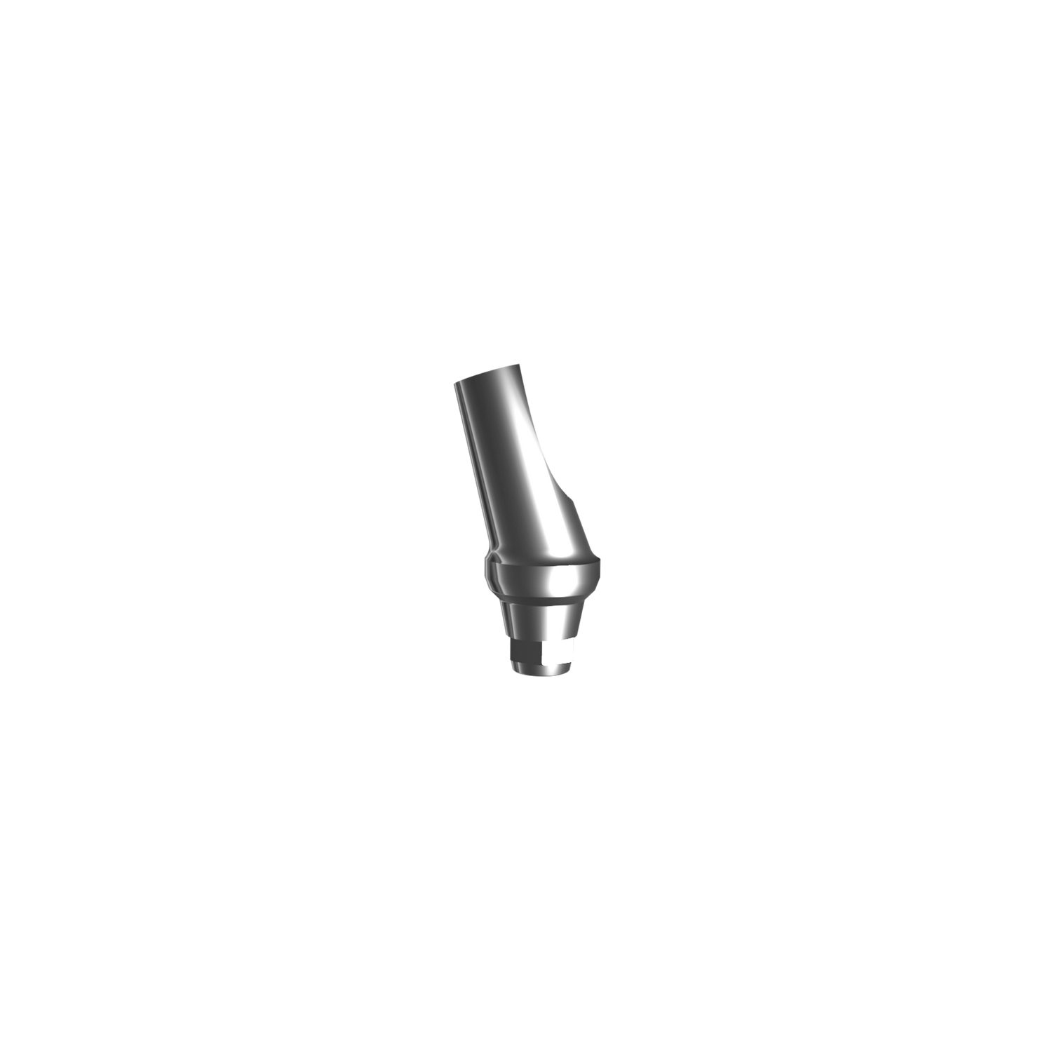 Titanium angled abutment 15° (H 1.0 mm).