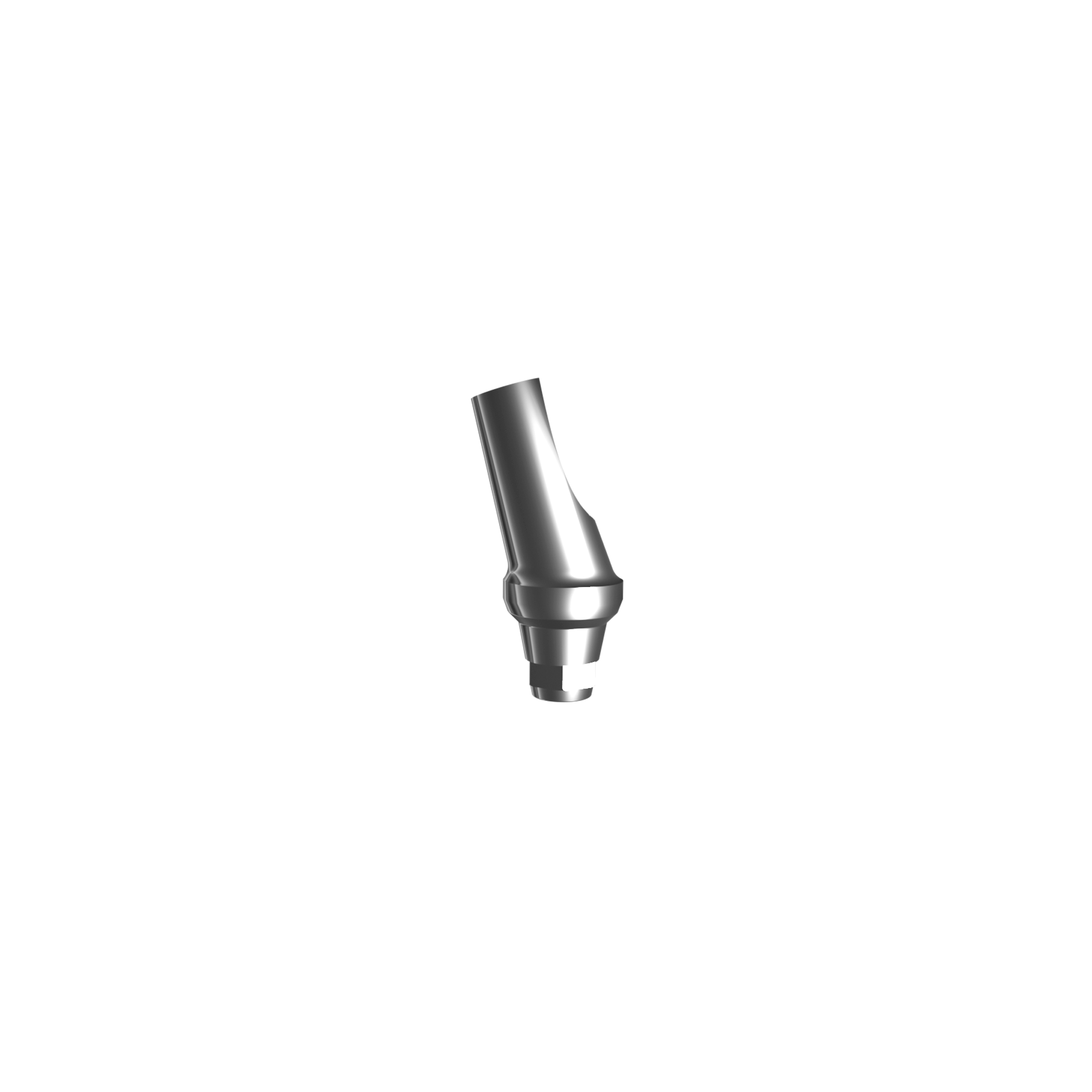Titanium angled abutment 15° (H 1.0 mm).