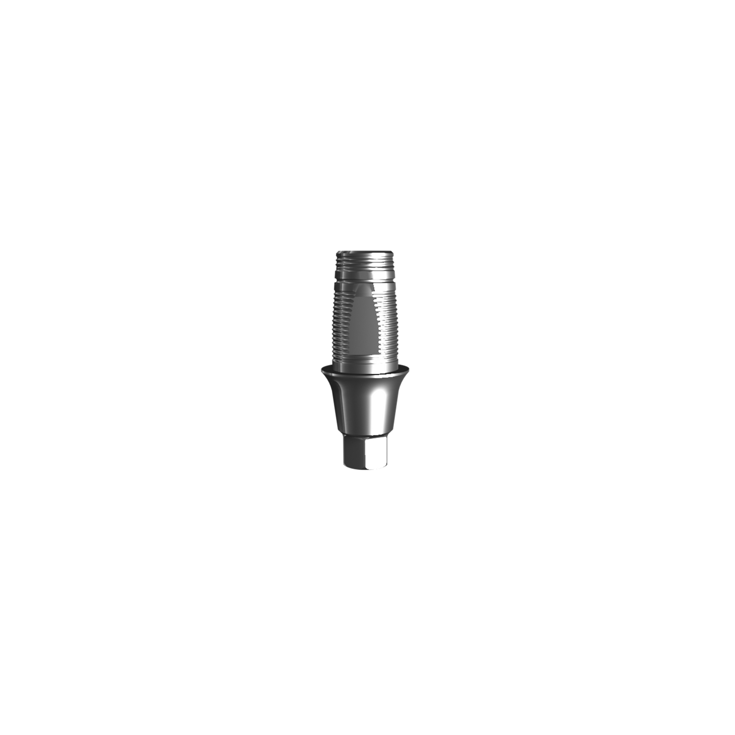 Titanium base, GeoMedi compatible  (H 1.3 mm) for single.