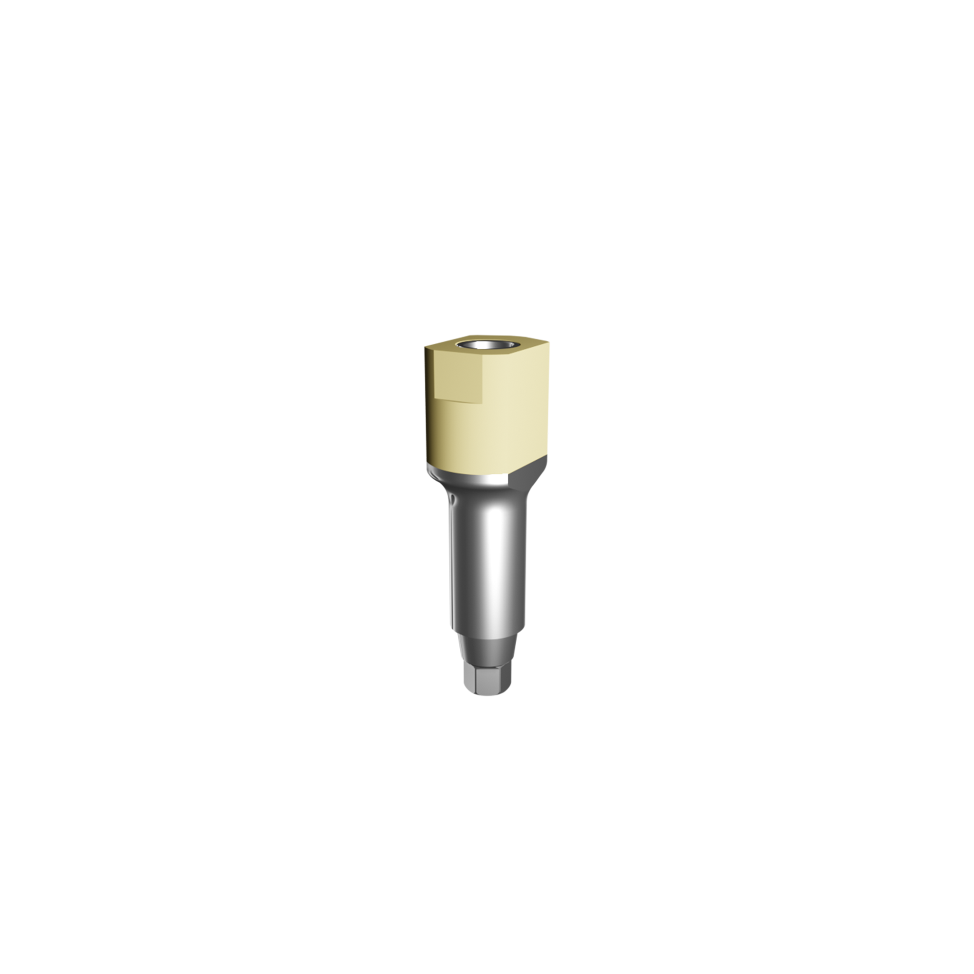 Scanbody. Hybrid titanium/PEEK
