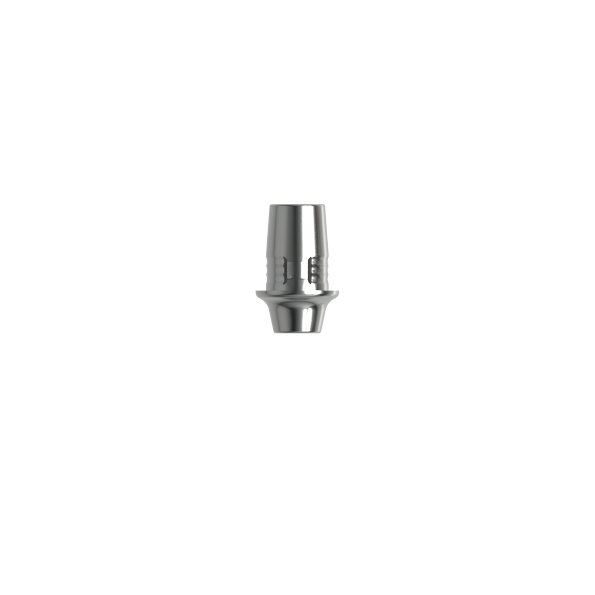 Titanium base, Cerec compatible NP for bridge.