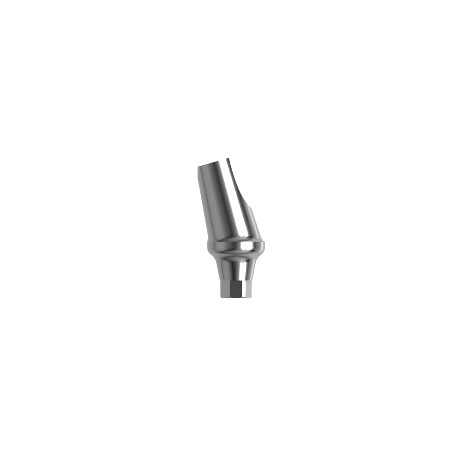 Titanium angled abutment 15°, NP (H 1.0 mm).