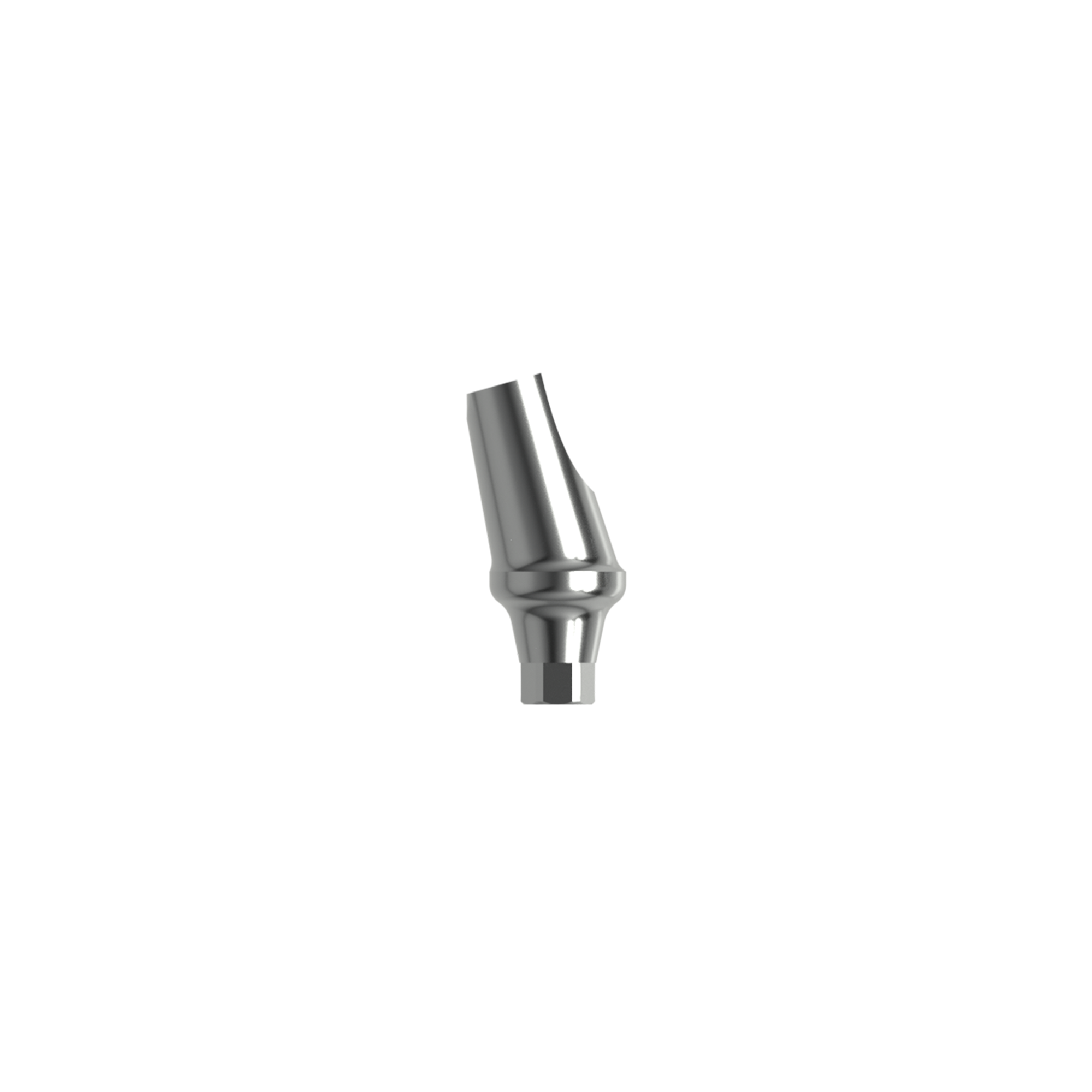 Titanium angled abutment 15°, NP (H 1.0 mm).