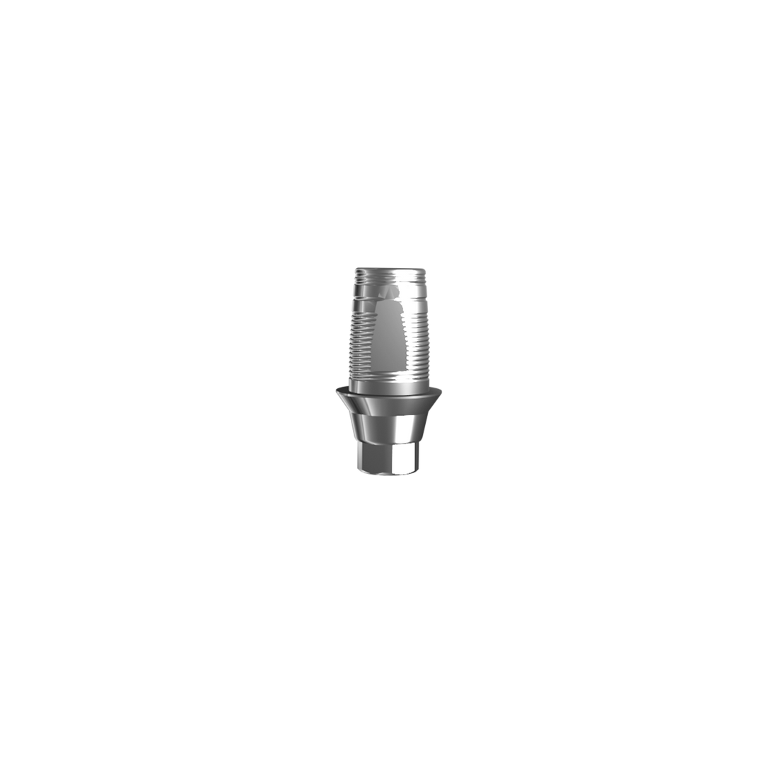 Titanium base, GeoMedi compatible RP (H 1,3 mm) for single.