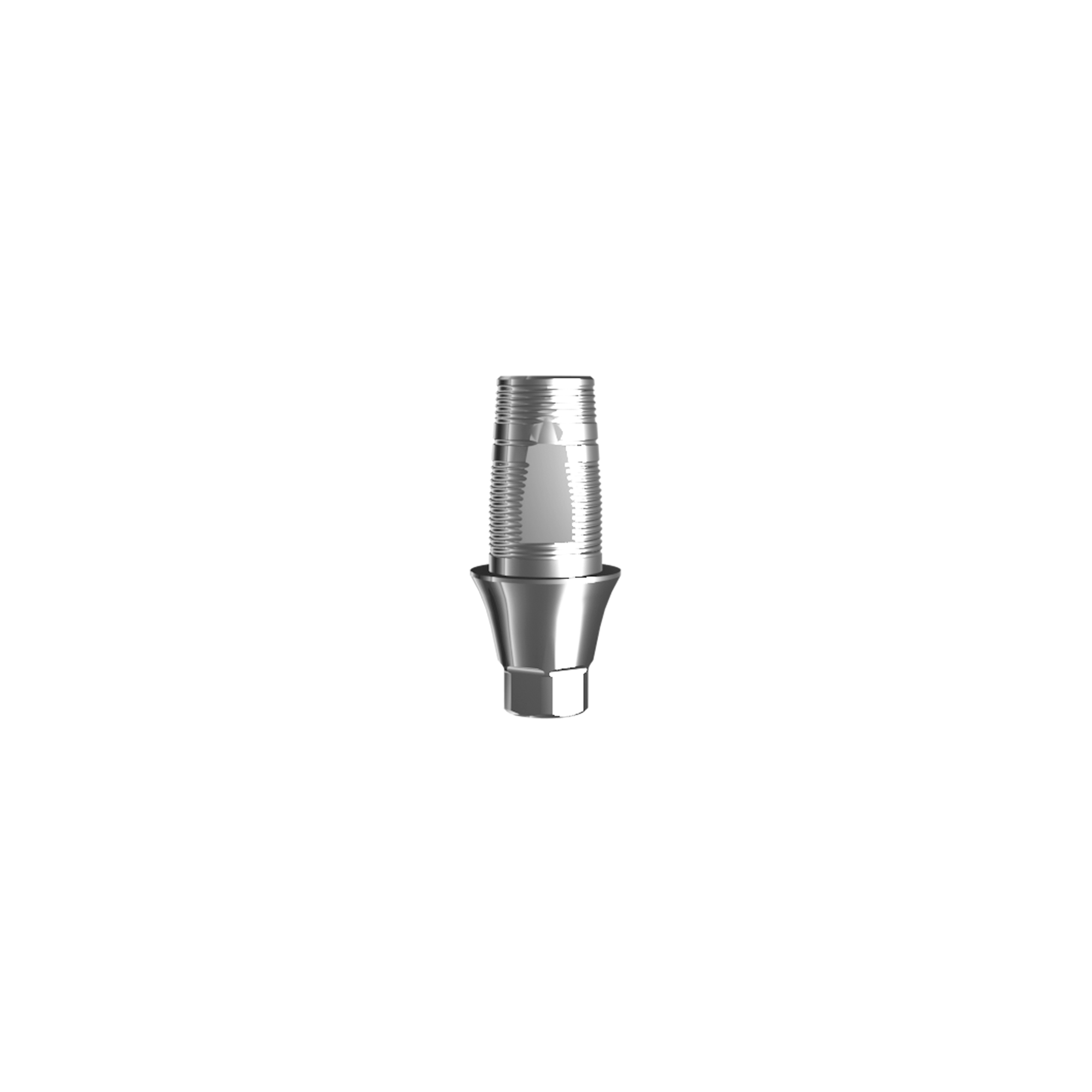 Titanium base, GeoMedi compatible RP (H 3,0 mm) for single.