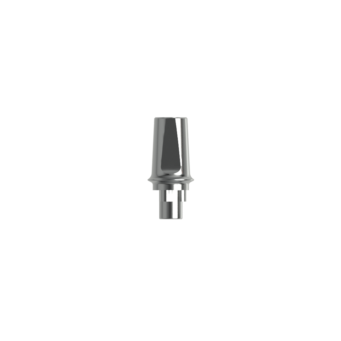 Titanium straight abutment, NP (H 1.0 mm).