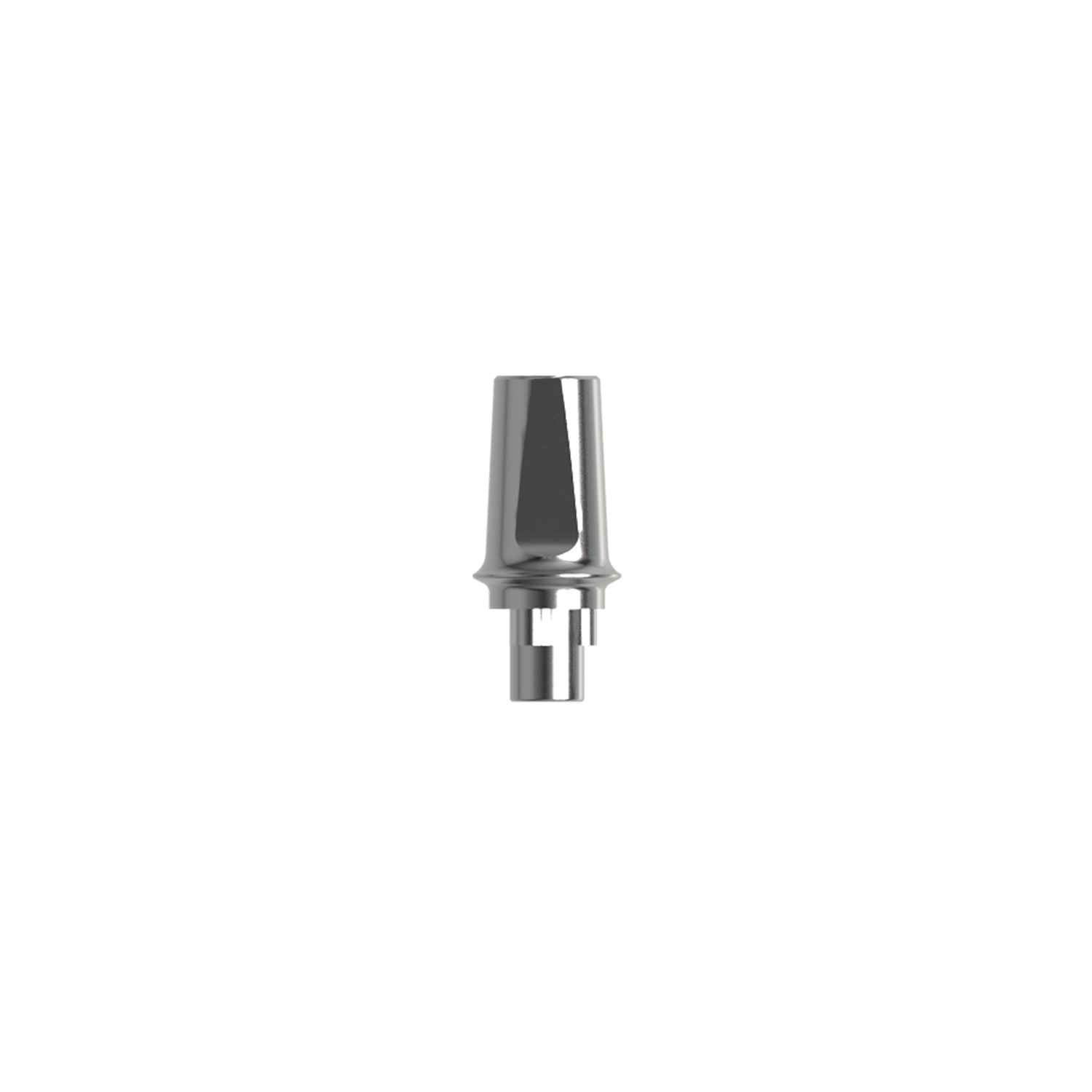 Titanium straight abutment, NP (H 1.0 mm).
