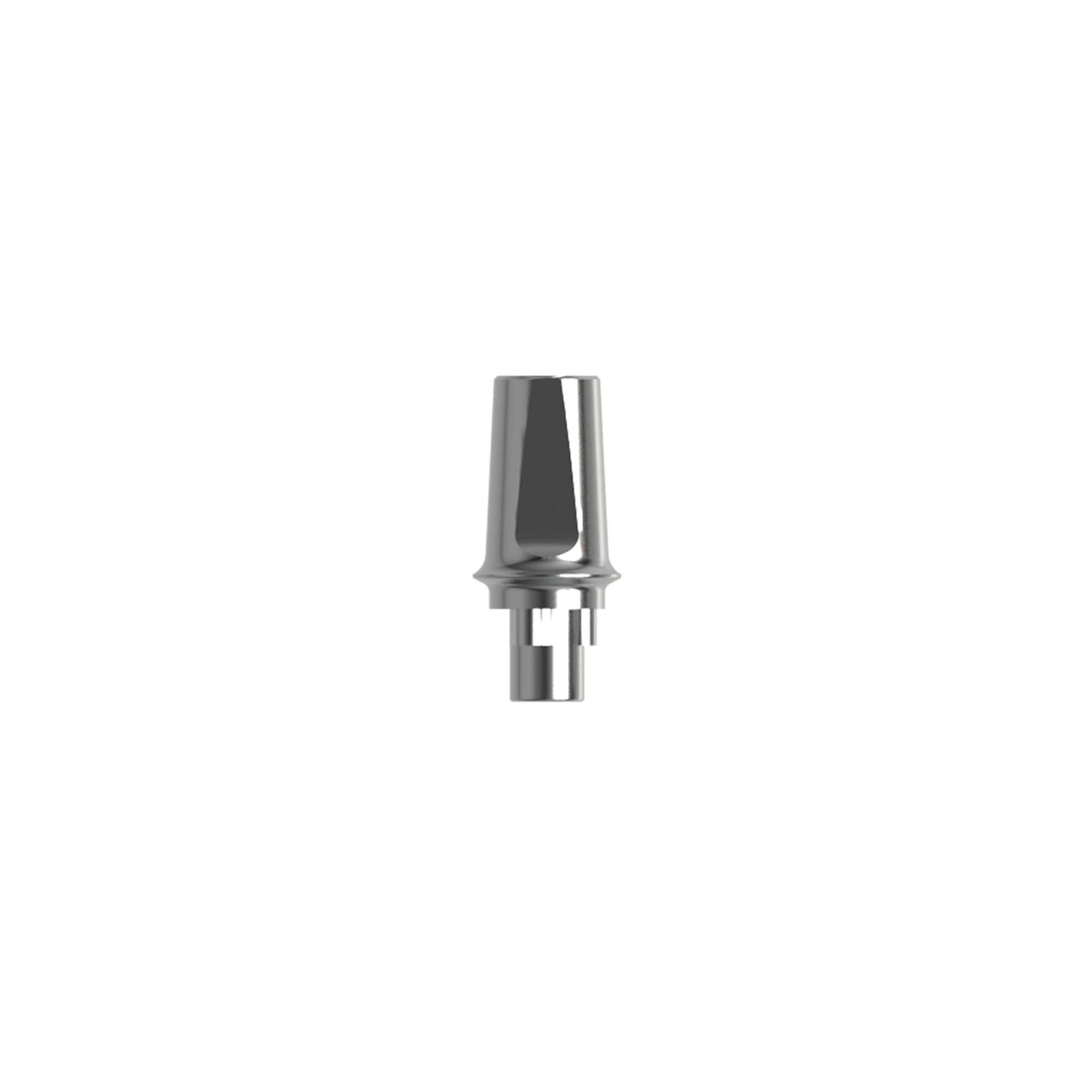 Titanium straight abutment, NP (H 1.0 mm).