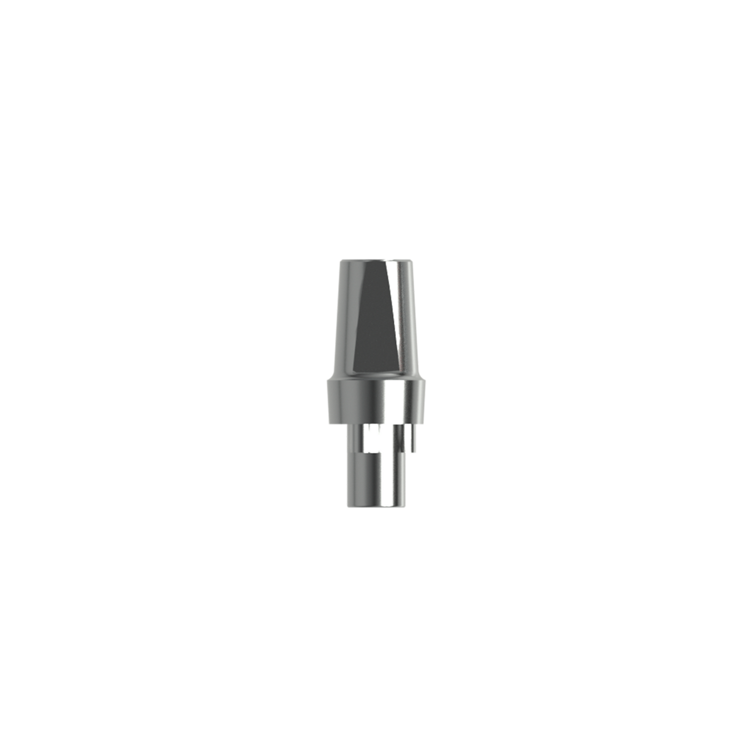 Titanium straight abutment, RP (H 1.0 mm).