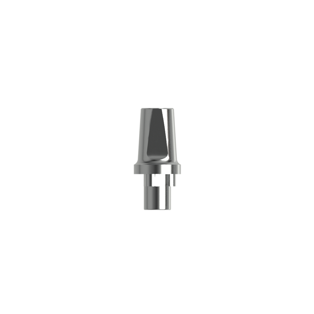 Titanium straight abutment, WP (H 1.0 mm).