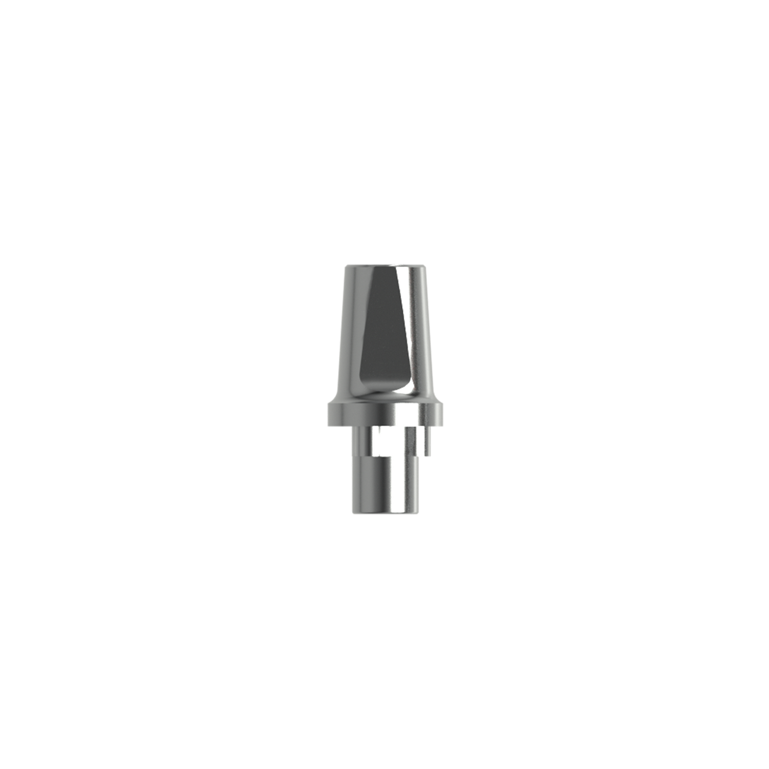 Titanium straight abutment, WP (H 1.0 mm).