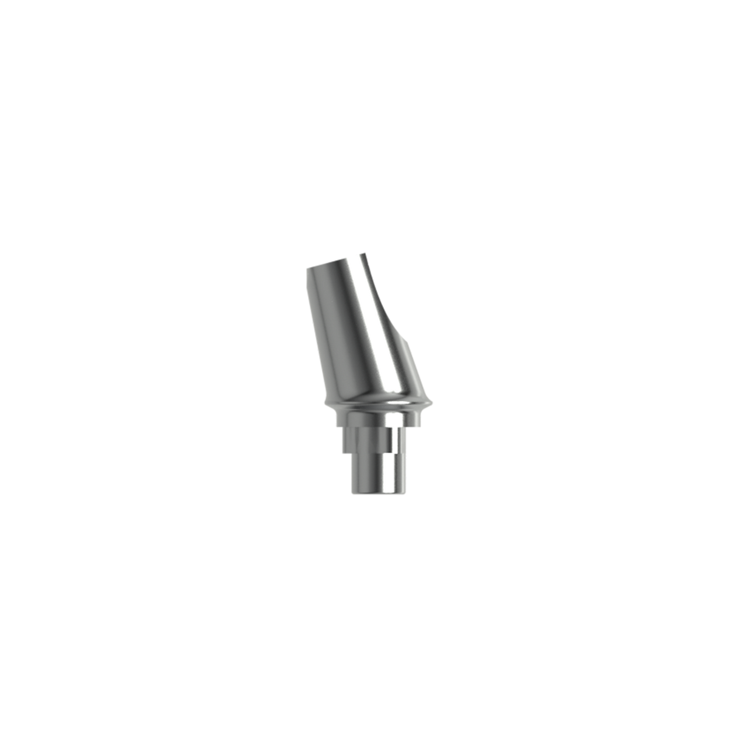 Titanium angled abutment, NP/ 15° (H 1.0 mm).