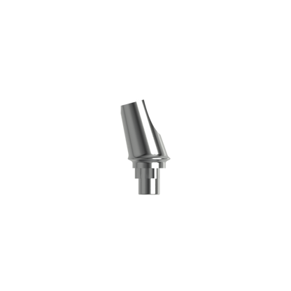 Titanium angled abutment, NP/ 15° (H 1.0 mm).