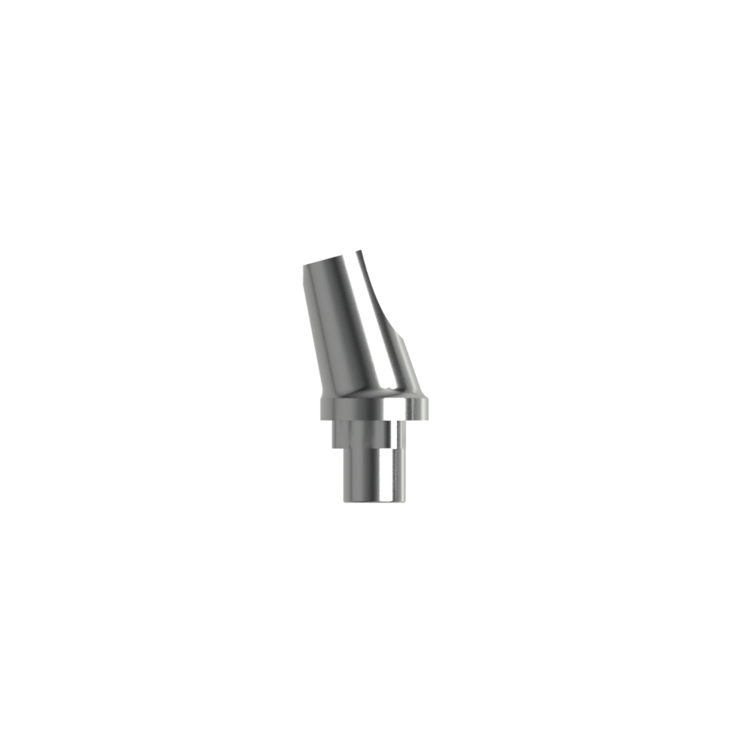 Titanium angled abutment, WP/ 15° (H 1.0 mm).