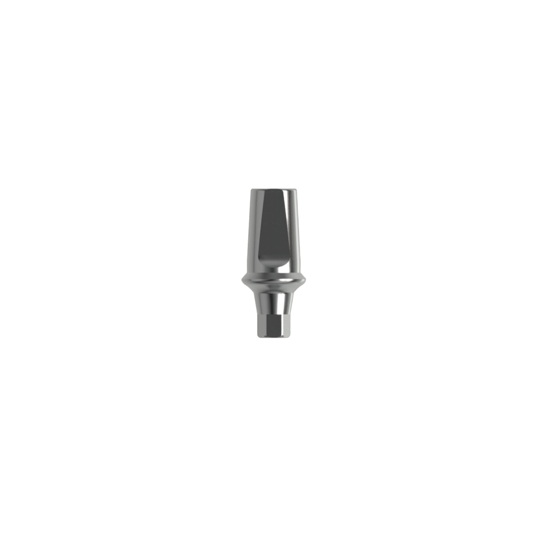 Titanium straight abutment Mini (H 1.0 mm).