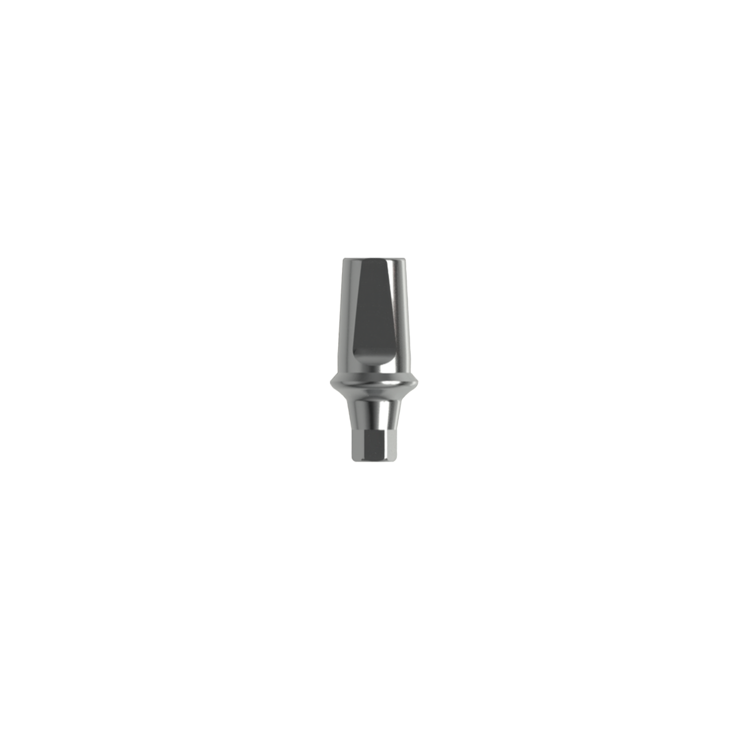 Titanium straight abutment Mini (H 1.0 mm).