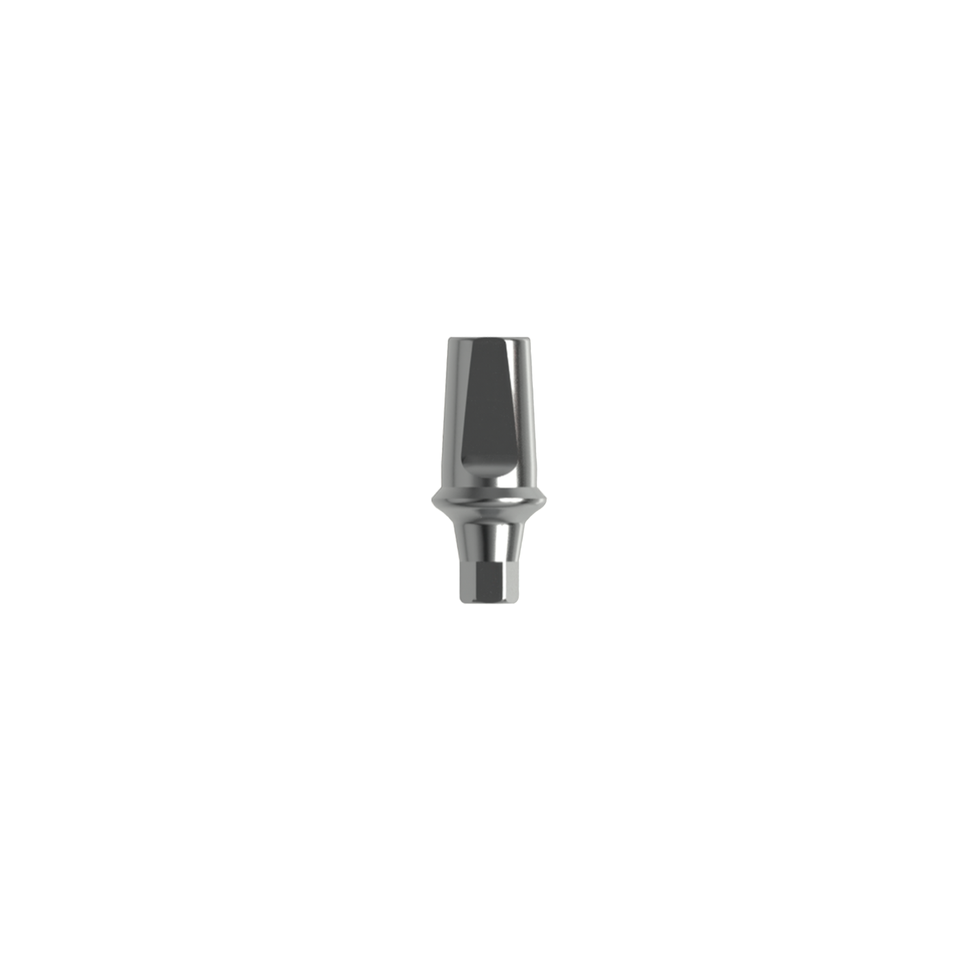 Titanium straight abutment Mini (H 1.0 mm).