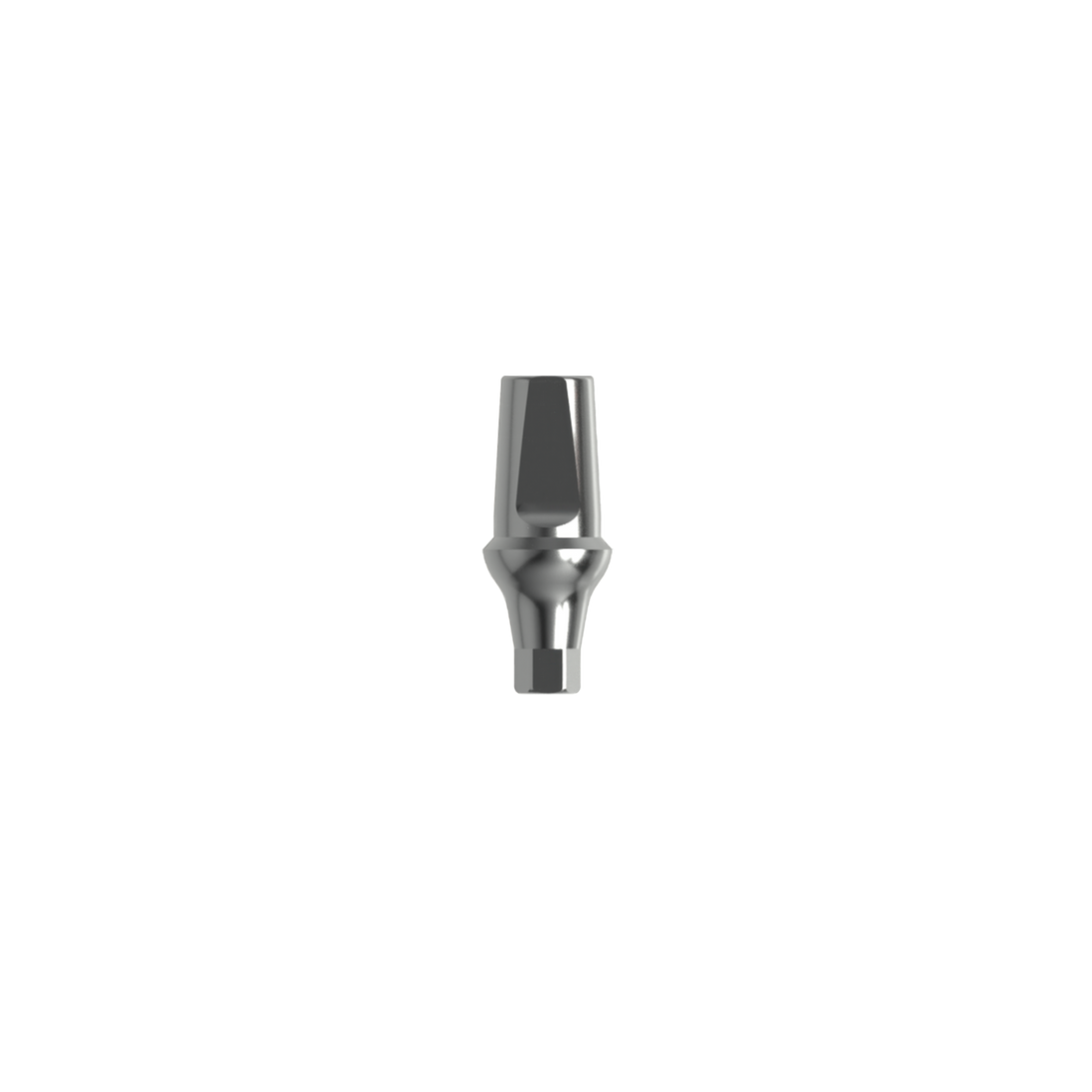 Titanium straight abutment Mini (H 2.0 mm).