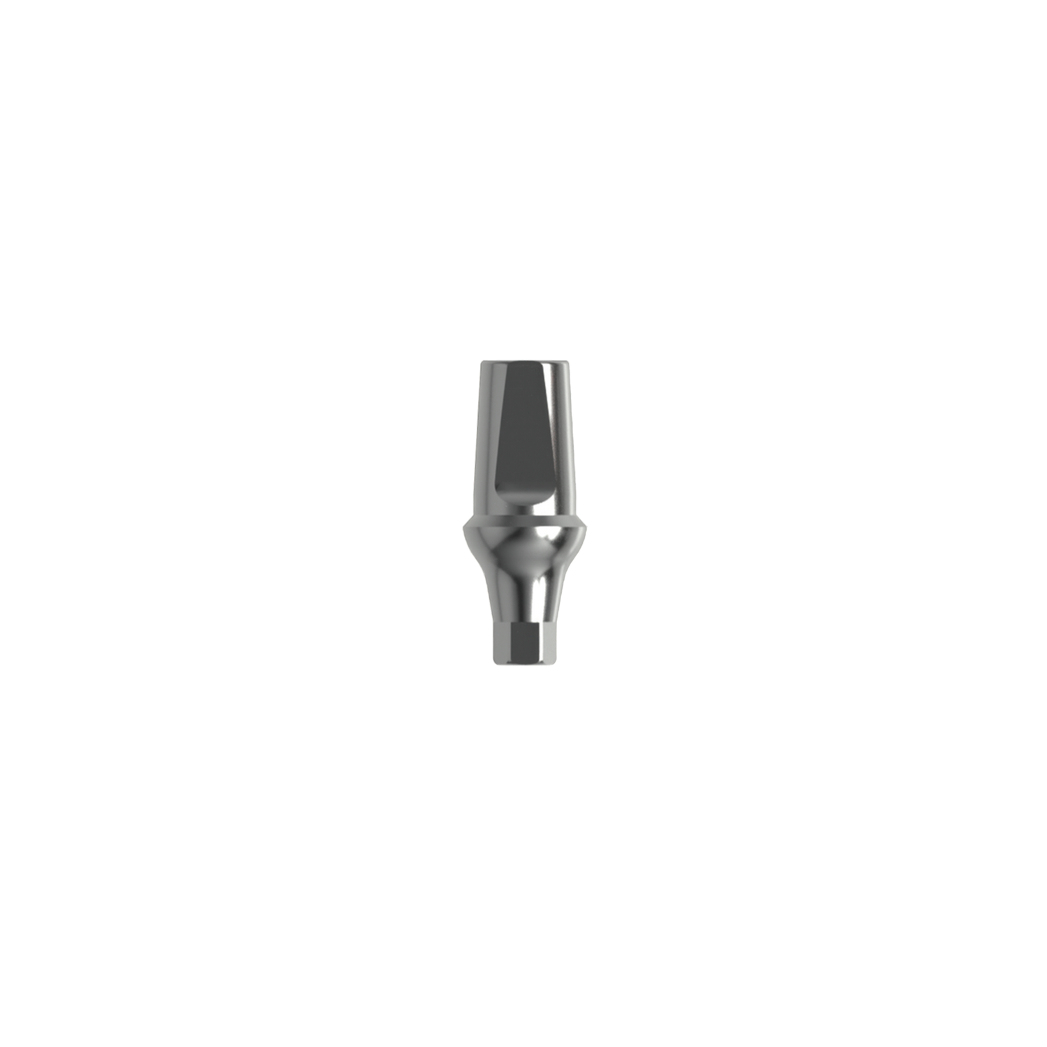 Titanium straight abutment Mini (H 2.0 mm).